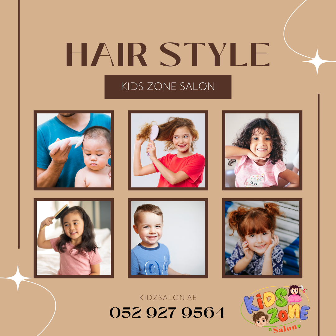 kids zone salon sharjah hair cutting